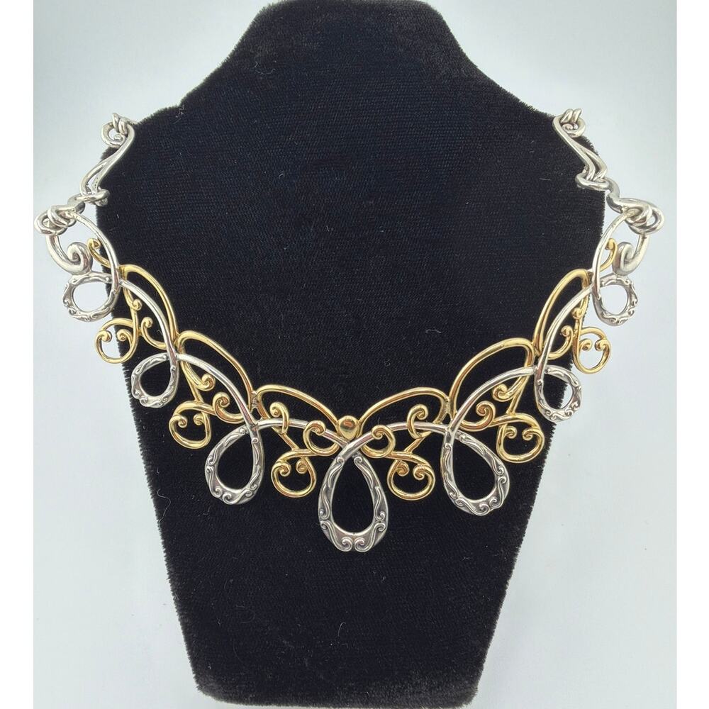Vintage Carolyn Pollack "Coronation" Statement Necklace